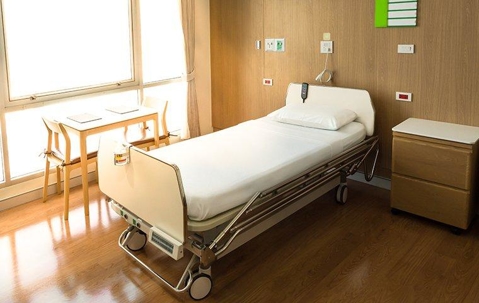 Clean and pest-free hospital room.